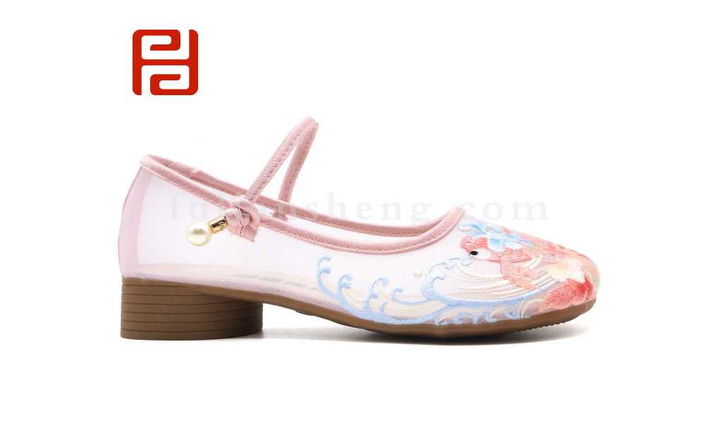 福連升夏季女鞋中國風尚漢唐風韻傳統(tǒng)舞蹈鞋